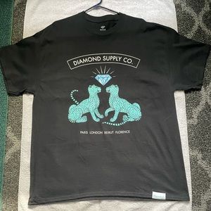 Diamond Supply Paris T-shirt XL NEW